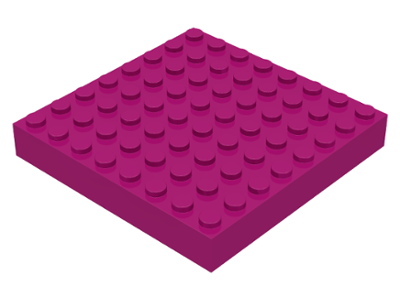 Brick 8 x 8 in Magenta