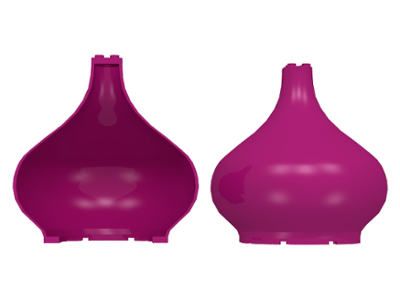 Tower Roof 8 x 12 x 10 Onion Dome in Magenta