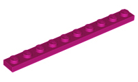 Plate 1 x 10 in Magenta