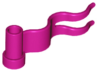 Flag 4 x 1 Wavy [First Wave Right] in Magenta
