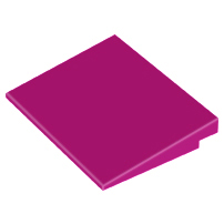 Brick Sloped 10° 6 x 8 in Magenta