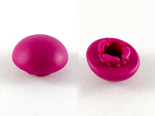 Clikits Icon, Round 2 x 2 Small, Thick with Pin in Magenta