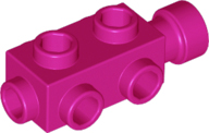 Brick Special 1 x 2 x 2/3 with Studs on Sides in Magenta