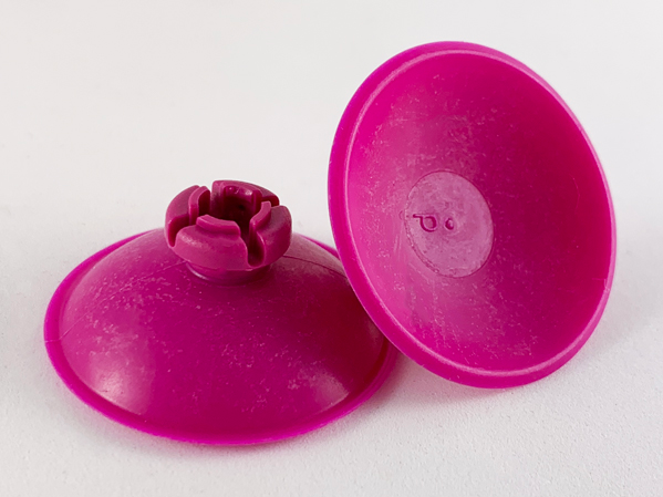 Clikits Suction Cup with Hole in Magenta