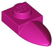 Plate Special 1 x 1 with Tooth in Magenta