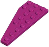 Wedge Plate 8 x 3, 22° Right in Magenta