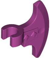 Weapon Axe Head, Clip-on (Viking) [Thick Clip] in Magenta