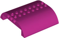 Brick Curved 8 x 8 x 2 Double in Magenta