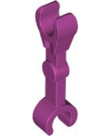 Arm Mechanical Straight (Droid) [2 Clips at 90°] in Magenta
