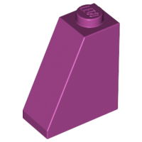 Brick Sloped 65° 2 x 1 x 2 in Magenta
