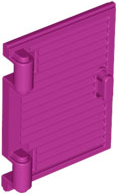 Window 1 x 2 x 3 Shutter with Hinges and Handle in Magenta