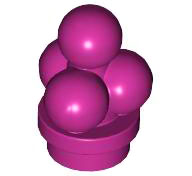 Food Ice Cream Scoops in Magenta