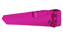 Technic Panel Fairing #6 Long Smooth, Side B in Magenta