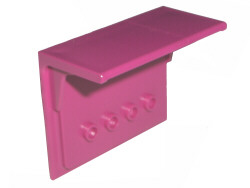 Scala, Building, Wall Shelf 6 x 3 x 4 in Magenta