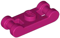 Plate Special 1 x 1 with Handle on 2 Ends in Magenta