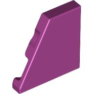 Wedge Tile 2 x 2 Left in Magenta