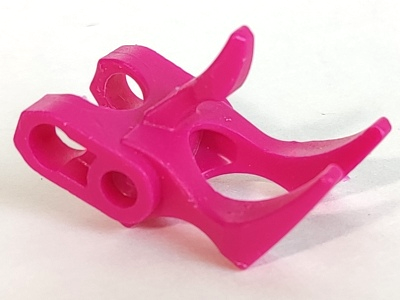 Large Figure Weapon, Claw with Ball Joint Socket in Magenta