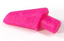 Large Figure Barb / Horn, Faceted Spike in Magenta