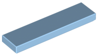 Tile 1 x 4 with Groove in Maersk Blue