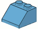Brick Sloped 45° 2 x 2 in Maersk Blue