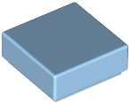 Tile 1 x 1 with Groove in Maersk Blue