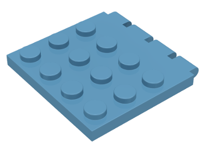 Hinge Vehicle Roof 4 x 4 in Maersk Blue