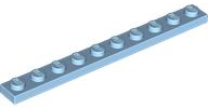 Plate 1 x 10 in Maersk Blue