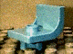 Duplo Chair 2 x 2 x 2 with One Stud in Maersk Blue