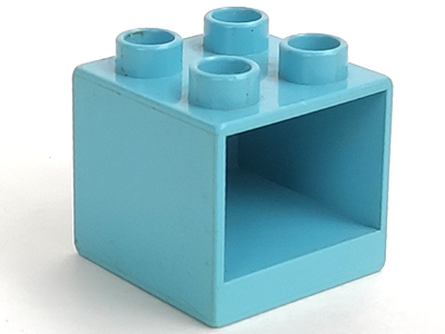 Duplo Cabinet 2 x 2 x 1.5 in Maersk Blue
