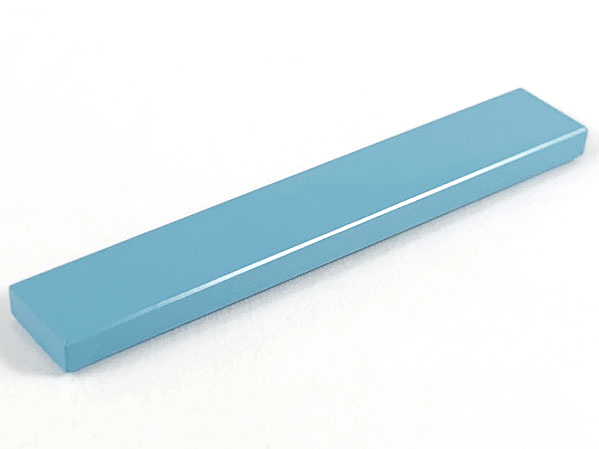 Tile 1 x 6 with Groove in Maersk Blue