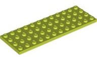Plate 4 x 12 in Medium Lime