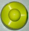 Primo Stacking Base Round Wavy Smallest, One Top Stud in Medium Lime