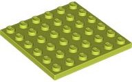 Plate 6 x 6 in Medium Lime