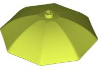 Equipment Umbrella Top with No Bottom Flaps, 6 x 6 with Top Stud in Medium Lime