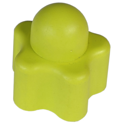 Primo Brick, Star 1 x 1 in Medium Lime