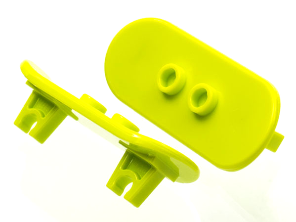 Sports Skateboard with Mag Wheel Holders in Medium Lime