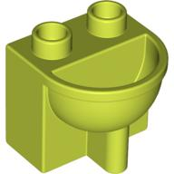 Duplo Bathroom Sink in Medium Lime