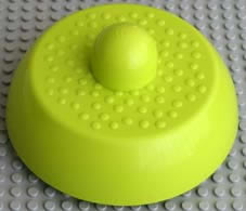 Primo Stacking Base Round Medium, One Top Stud in Medium Lime