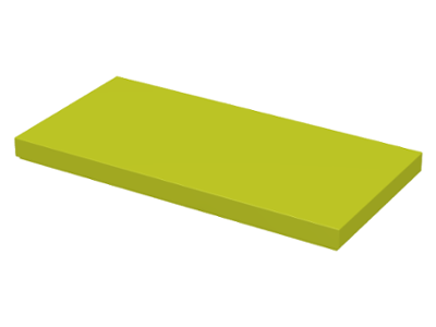 Scala, Tile 3 x 6 in Medium Lime