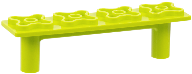 Scala, Support, Bed 2 x 8 x 1 2/3 in Medium Lime