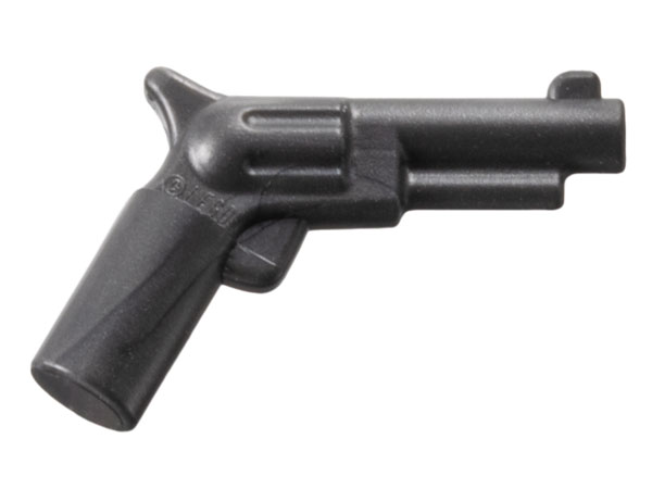 Weapon Gun / Pistol / Revolver Small Barrel in Pearl Dark Gray
