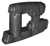 Weapon Gun / Blaster Small in Pearl Dark Gray