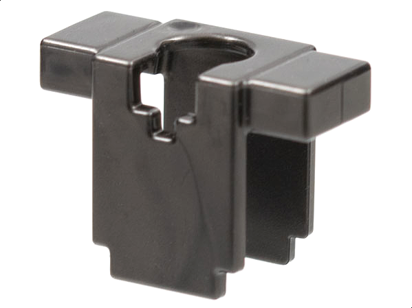 Minifig Neckwear Armour Breastplate Rectangular (Minecraft) in Pearl Dark Gray