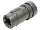 Large Figure Weapon Lightsaber Hilt Half 2L with Axle Hole in Pearl Dark Gray