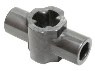 Large Figure Weapon Lightsaber Hilt with Axle Hole and Two Bar Holders in Pearl Dark Gray