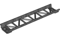 Vehicle Track, Roller Coaster Straight 16L in Pearl Dark Gray