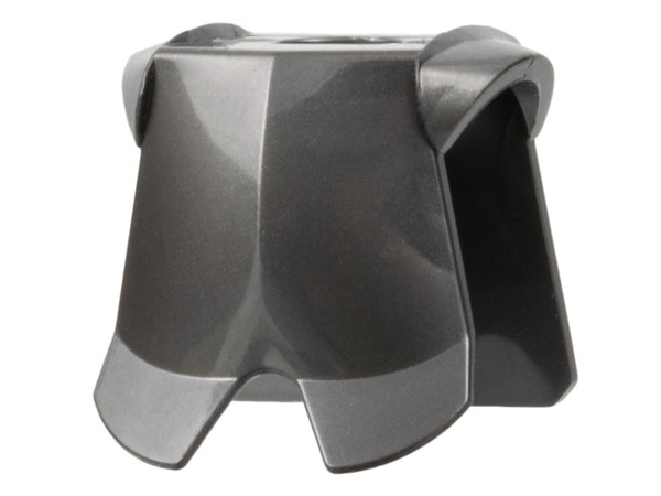 Minifig Neckwear Armor Breastplate with Leg Protection [Plain] in Pearl Dark Gray