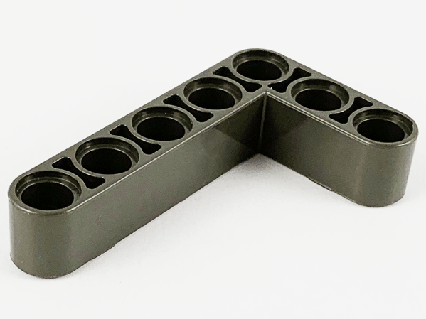 Technic Beam 3 x 5 L-Shape Thick in Pearl Dark Gray