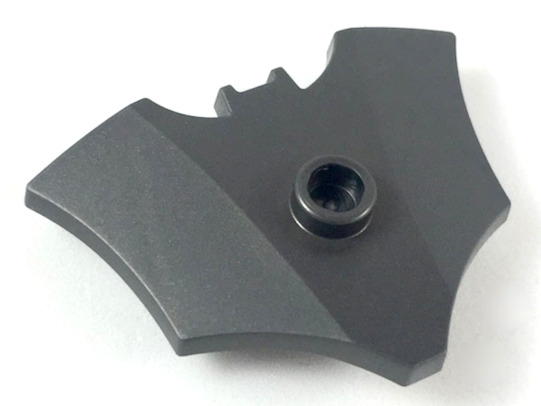Shield with Stud (Batman) in Pearl Dark Gray