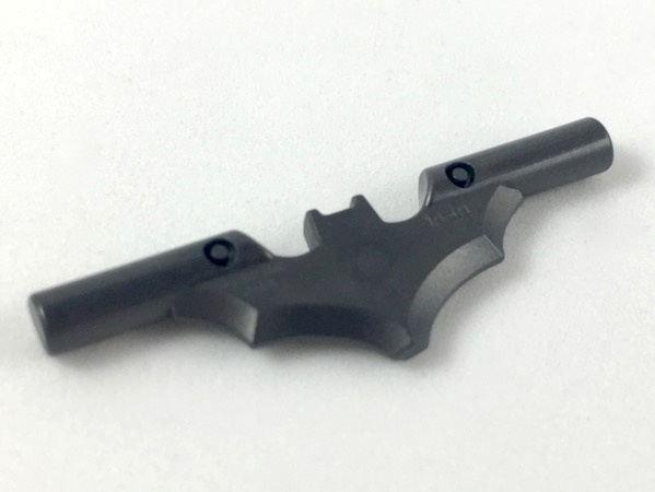 Weapon Batman Batarang with Bars in Pearl Dark Gray